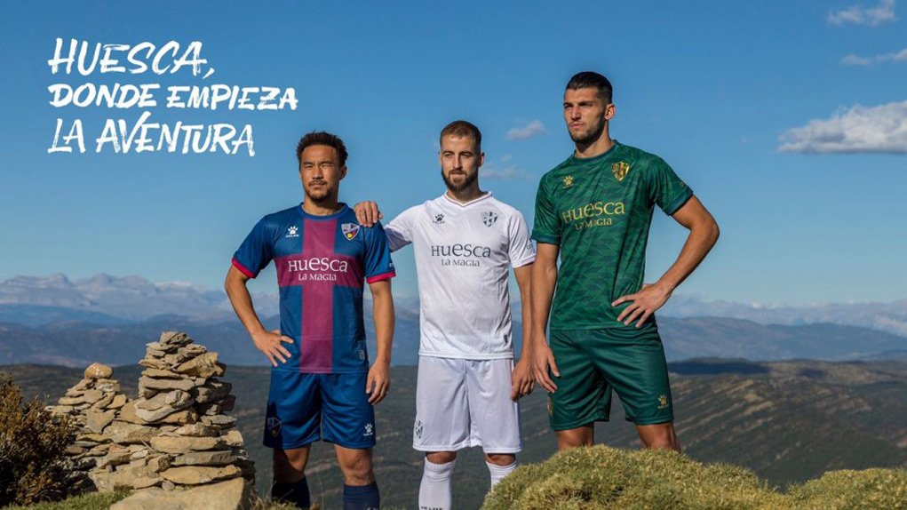 Equipaciones Kelme de SD Huesca 2020-21 Baratas camisetas futbol 2020-2021